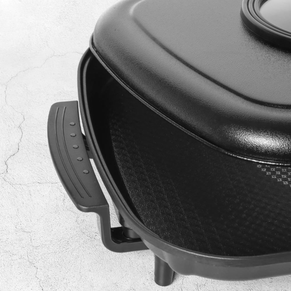 몽비오스 국산 전기 후라이팬 다이아몬드 코팅 61cm 대형 사각 프리미엄 잔치팬 전 팬