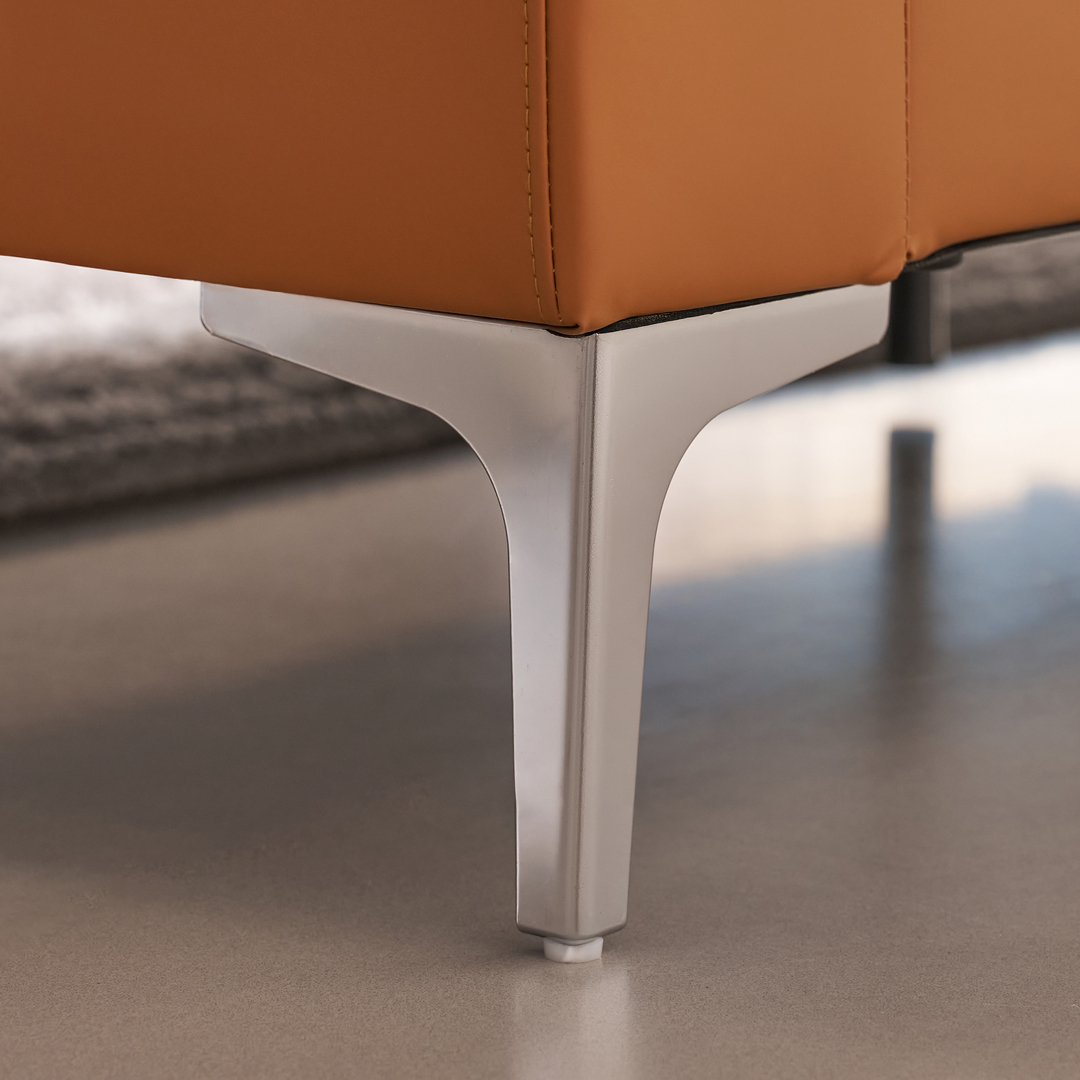 [수오]데이 포켓스프링 에어홀 실리콘 가죽 소파 1인용