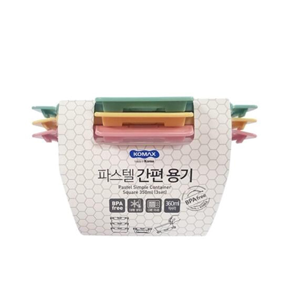 코멕스 파스텔간편용기 1.3L 외 밀폐용기 보관 냉장고 반찬통 이미지 7