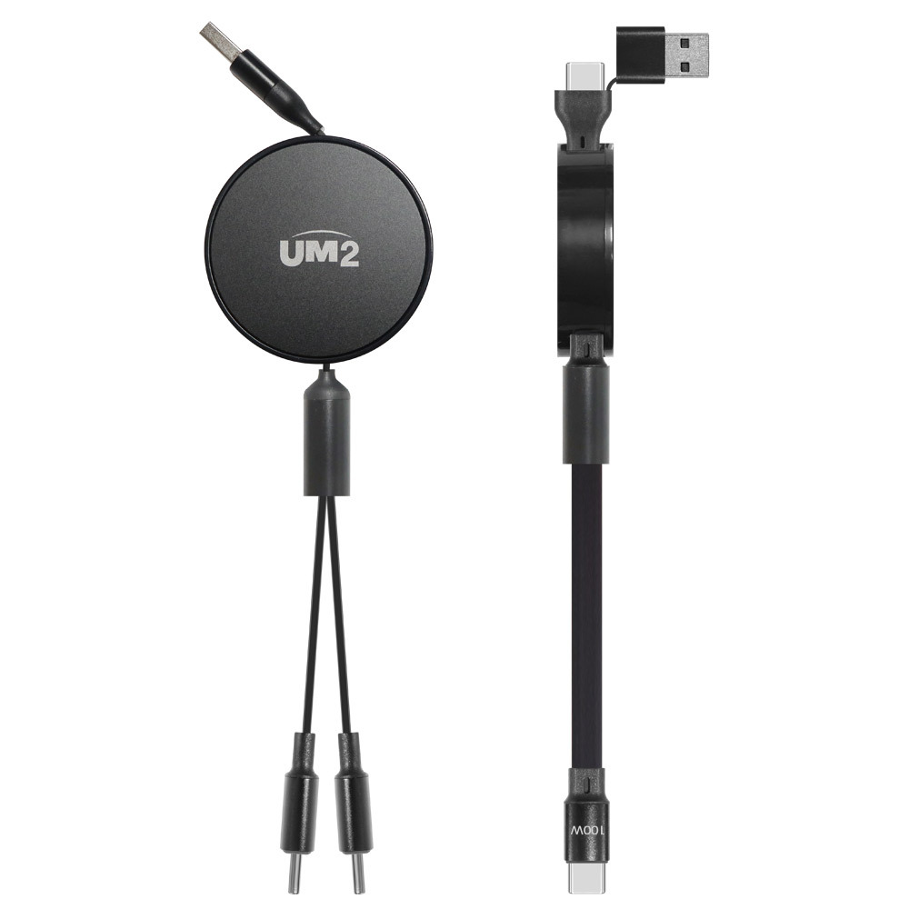 UM2 릴 충전 케이블 삼성 초고속 충전 2IN1 플러그 타입 UMCA-RL100W - 상세 이미지 2