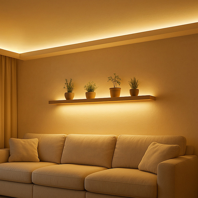 나스필 LED T5 스마트 체인지 디밍 간접등 5W 300mm 리모컨 색변환 A/S 2년 - 상세 이미지 5