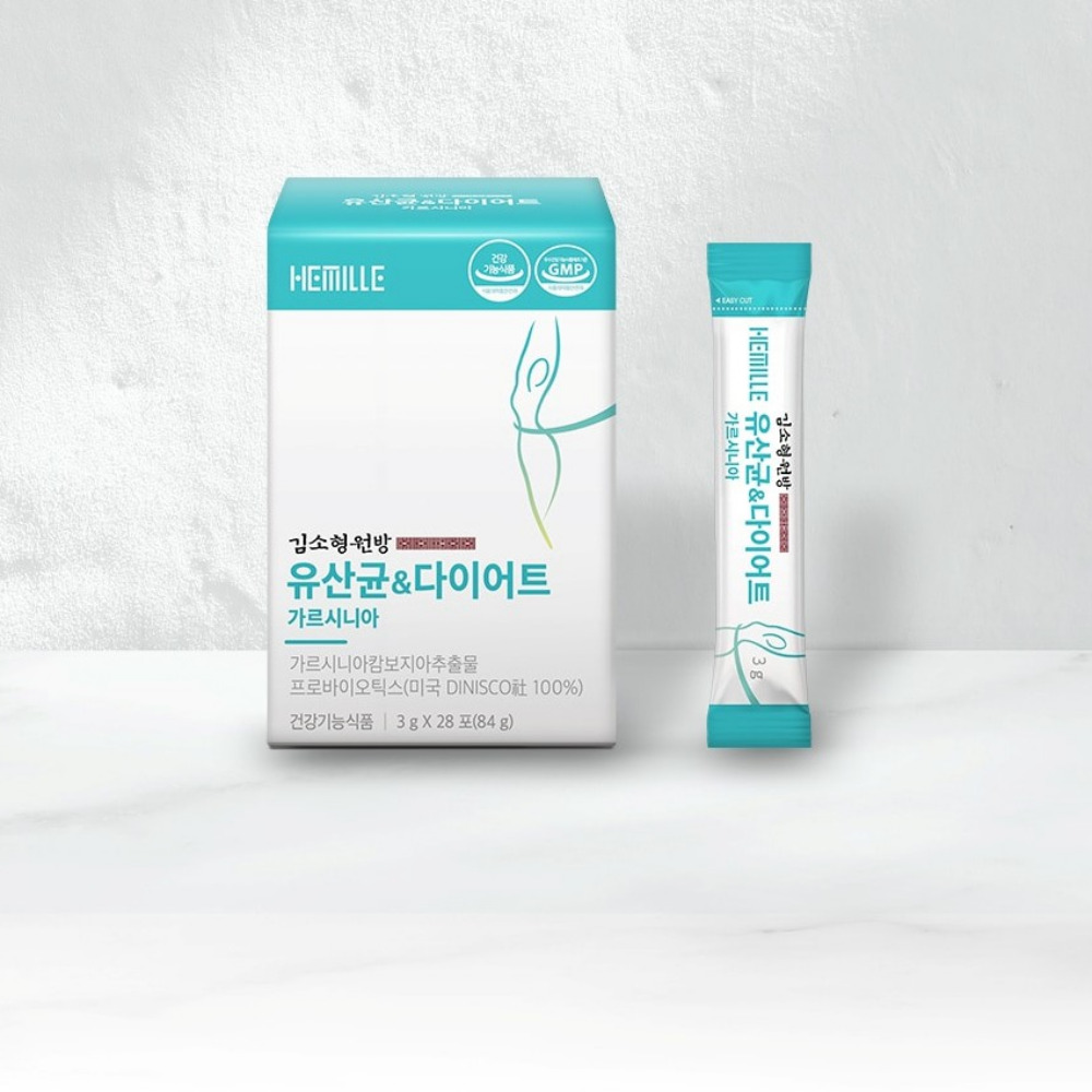 김소형원방 유산균 다이어트 가르시니아 체지방 남자 버닝제 약3g 28포, 3개 - 상세 이미지 2