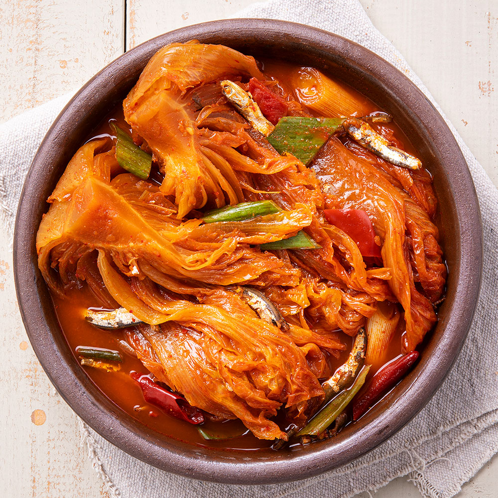미당 멸치 묵은지 김치찜 500g 실온 간편식 반찬 3개 - 상세 이미지 2
