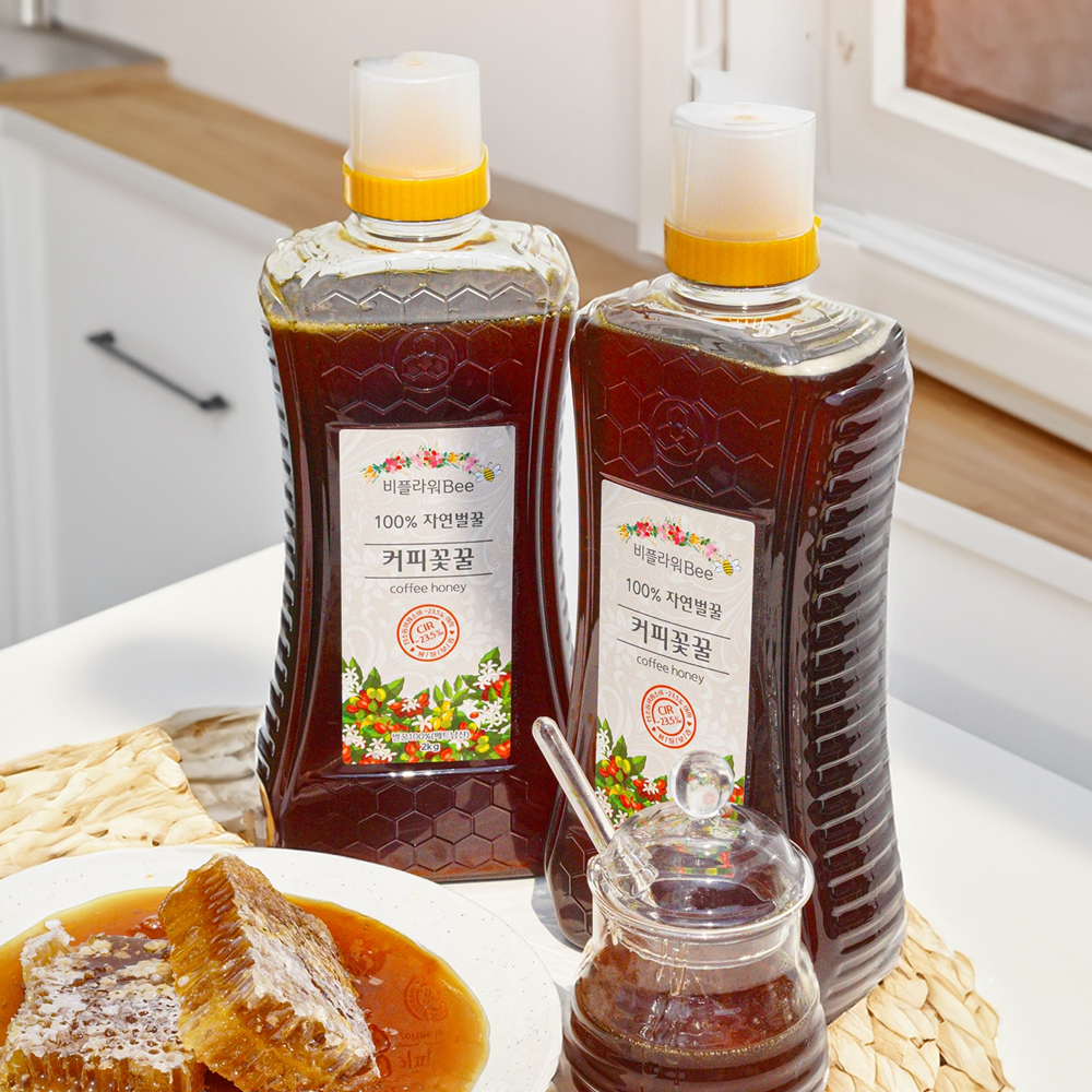 비플라워비 100% 베트남 자연벌꿀 2kg 대용량 천연 커피꿀 이미지 3