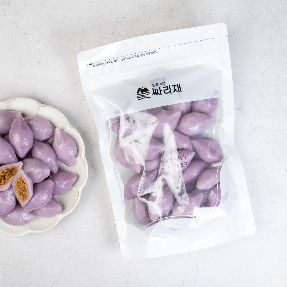 쫄깃한 자색송편 500g 추석 차례상 - 상세 이미지 4