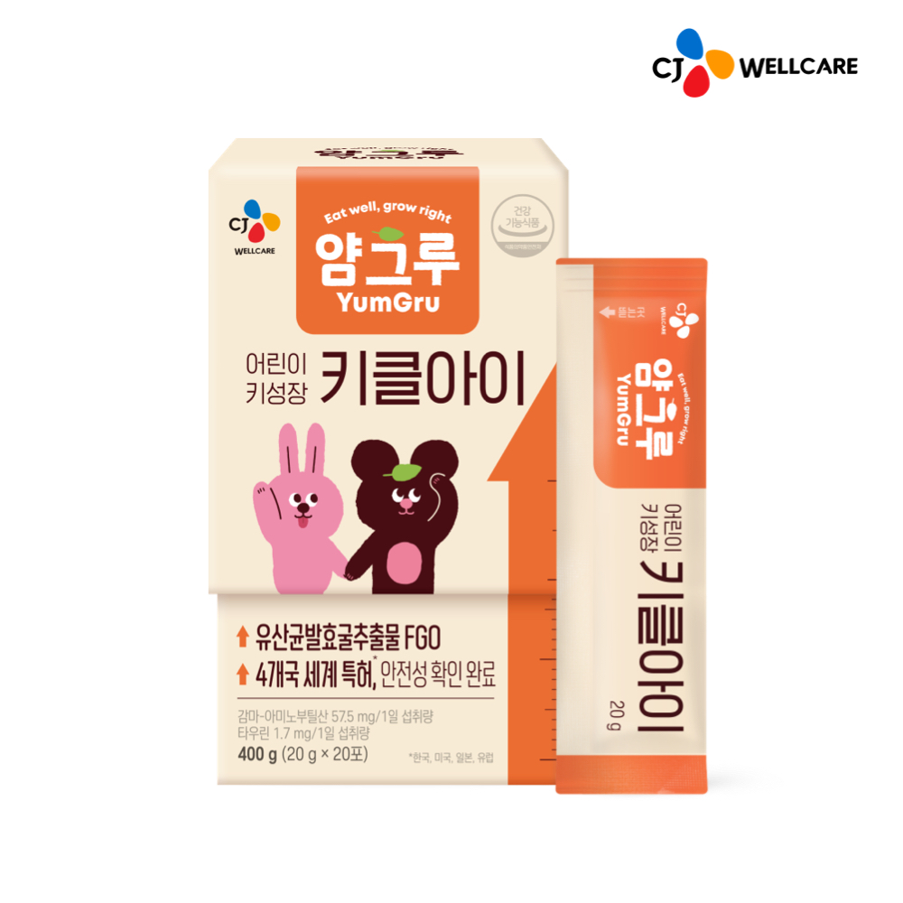 CJ 얌그루 키클아이 FGO 유산균발효굴추출물 20포, 1개