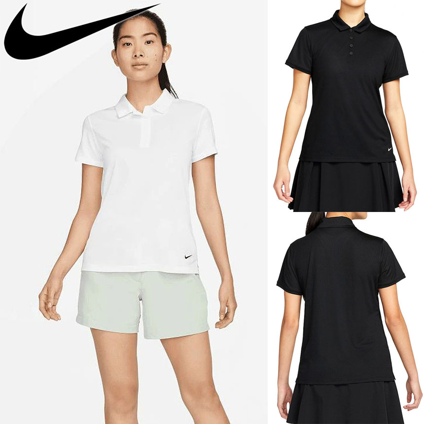 나이키 골프 드라이핏 빅토리 여자 폴로 반팔 티셔츠 DH2310-100 - 상품 이미지