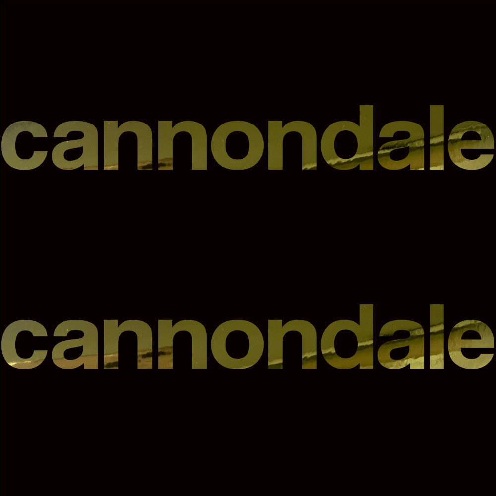 캐논데일 cannondale 로드 자전거 New(신형로고) 데칼 스티커 싱글 세트(1set 2개) - 상세 이미지 5