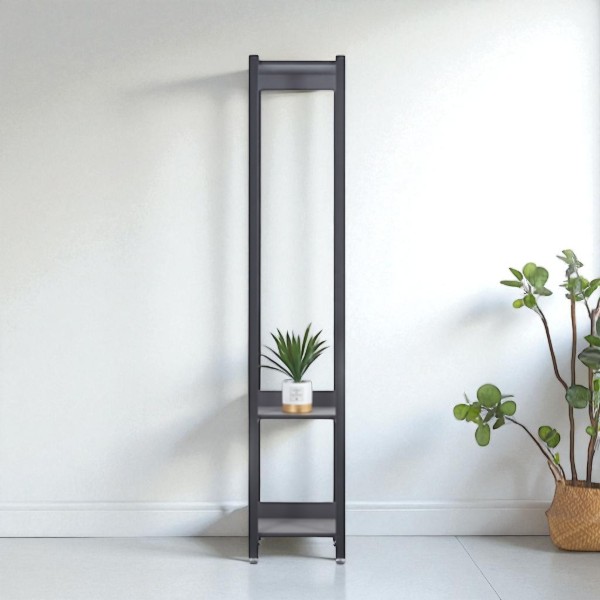 40T 스틸프레임 모듈형 드레스룸 시스템 선반 옷장 400/1단, 화이트