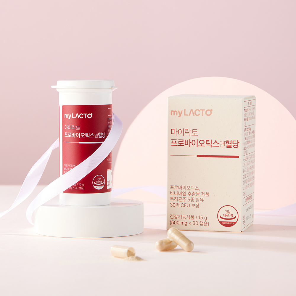 마이락토 프로바이오틱스앤 혈당 유산균 바나바잎추출물 장건강 당화혈색소 30캡슐, 2개 - 상세 이미지 4