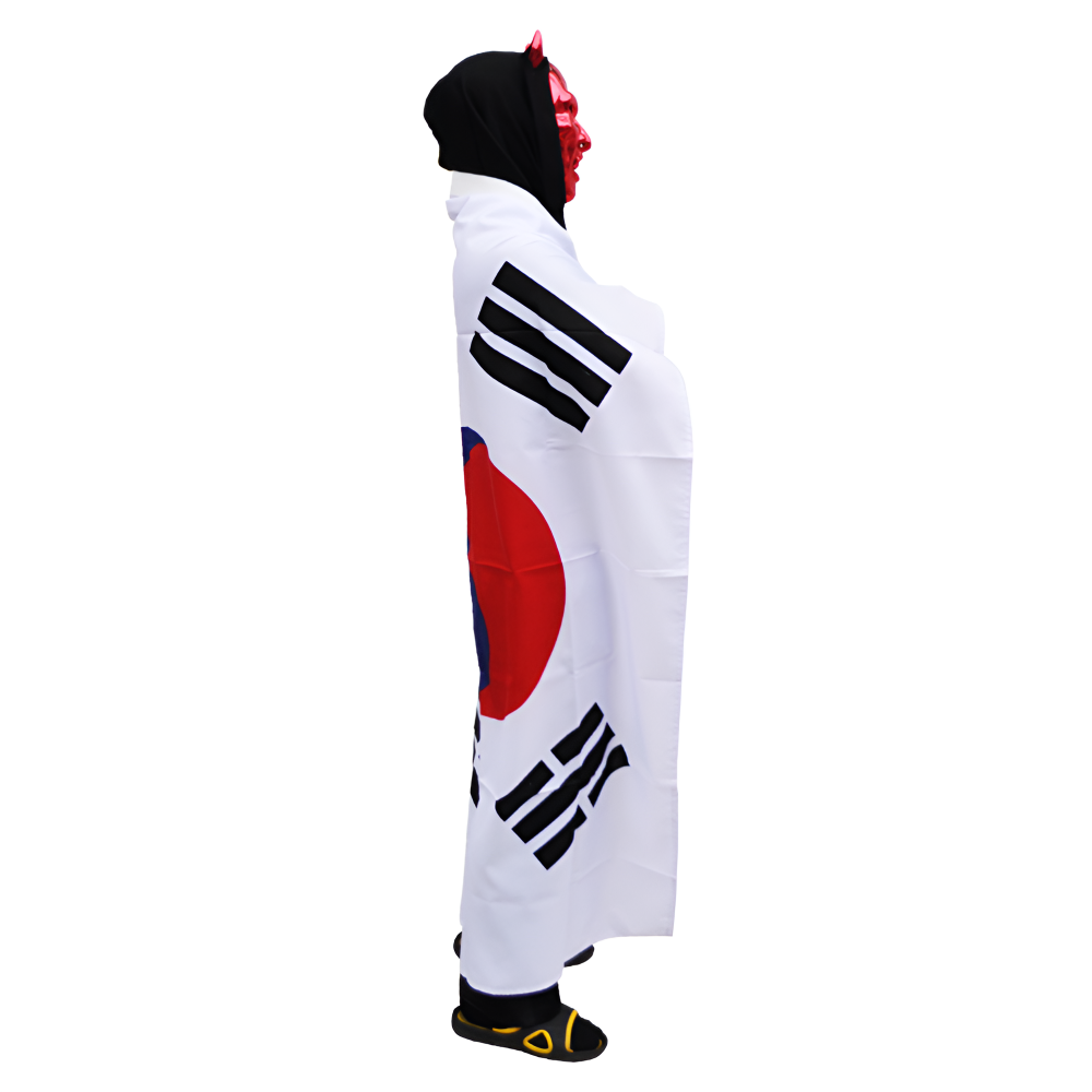 태극기 대한민국국기 대형 망토 응원용 국산 태극기 6호 - 상세 이미지 4