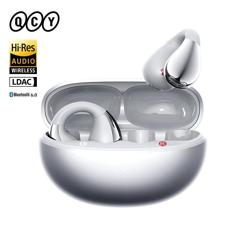 QCY C30S 오픈이어 LDAC 스포츠용 무선이어폰 40시간 블루투스 6.0 러닝용 RED 단일 상품 - 상품 이미지
