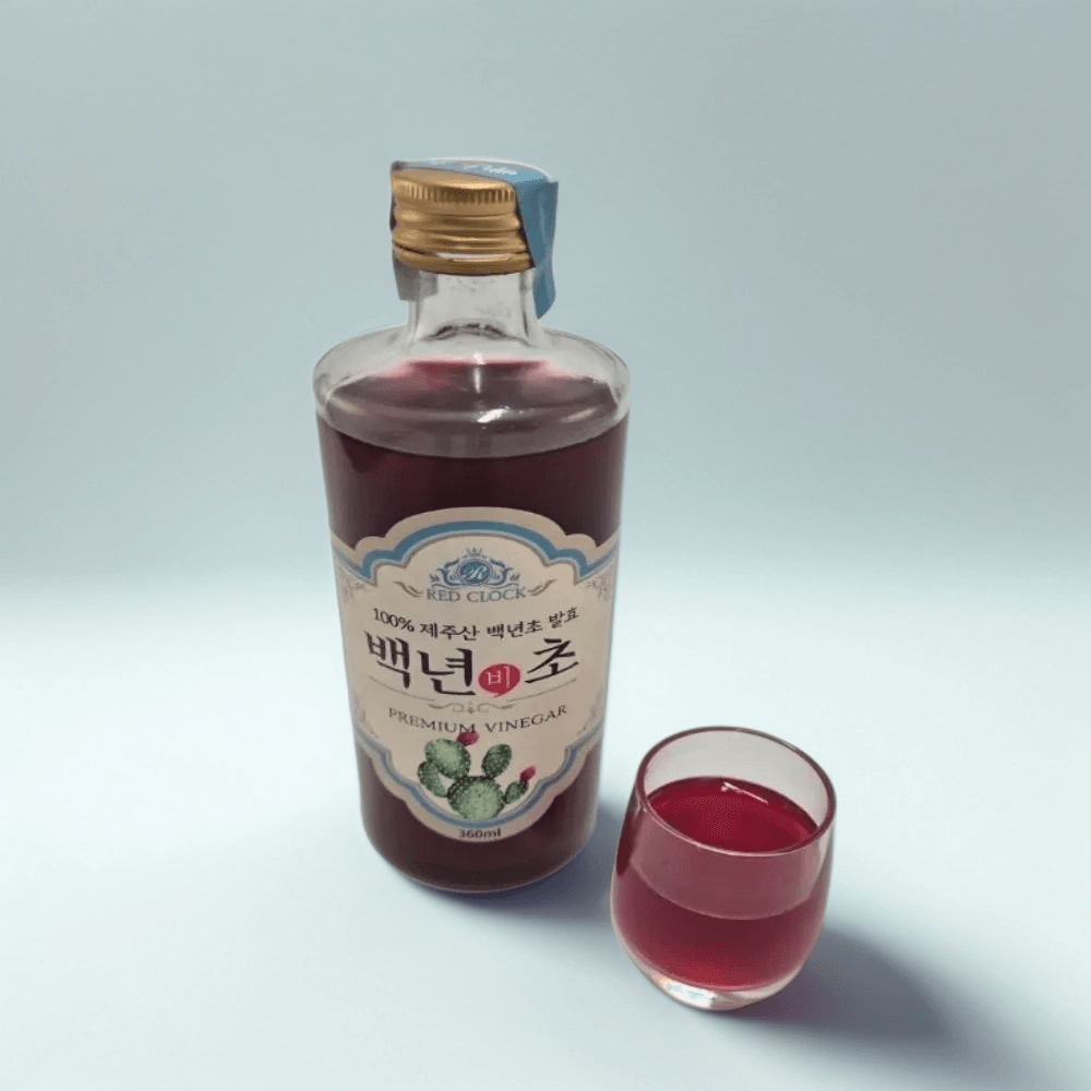 [제주산 유기농 1+1] 레드클락 백년비초 360ml 2병 선물세트 - 상세 이미지 4