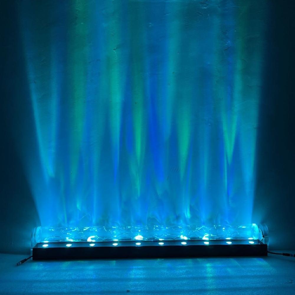 벽면 물조명 불꽃 물결조명 카페 인테리어 오로라 LED등 블루 83cm - 상세 이미지 3