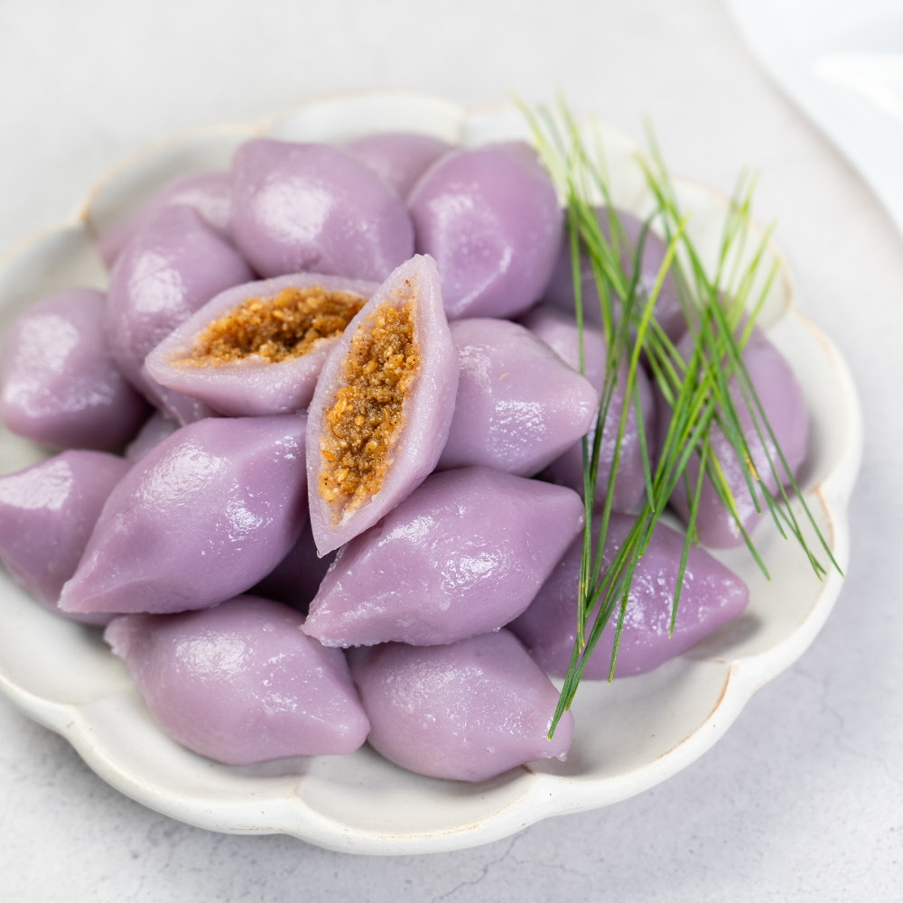 쫄깃한 자색송편 500g 추석 차례상 - 상세 이미지 2