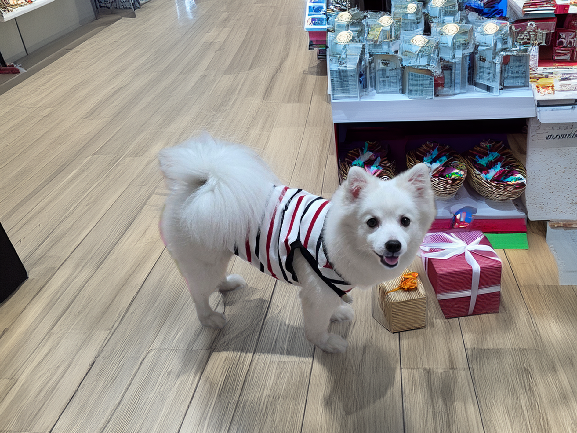 강아지 반려견 옷 여름 스트라이프 민소매 강아지 티셔츠 소형견 산책룩 - 상세 이미지 2