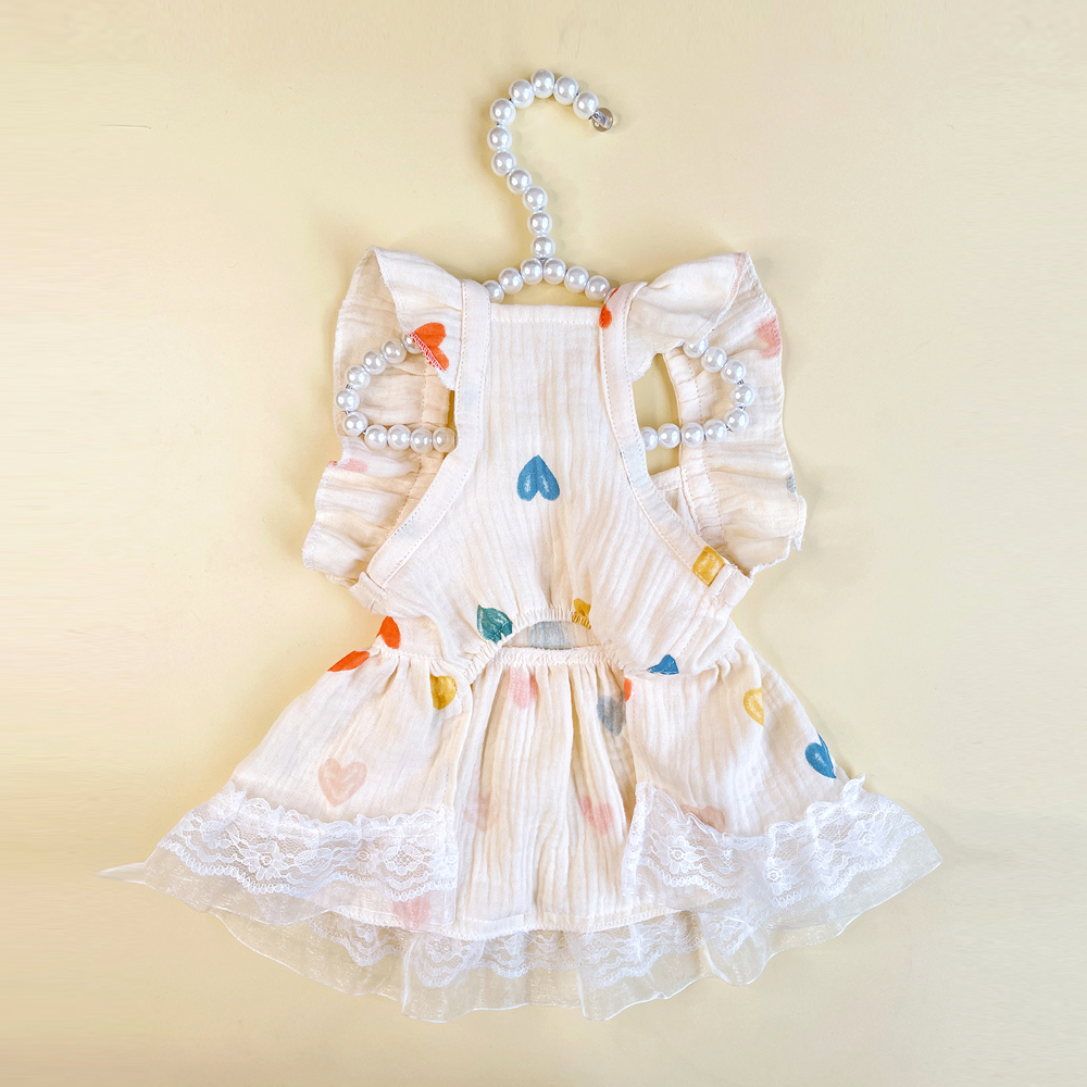 개과천선 큐피트 애견 강아지 원피스 면사 옷 올인원 고양이 이미지 7