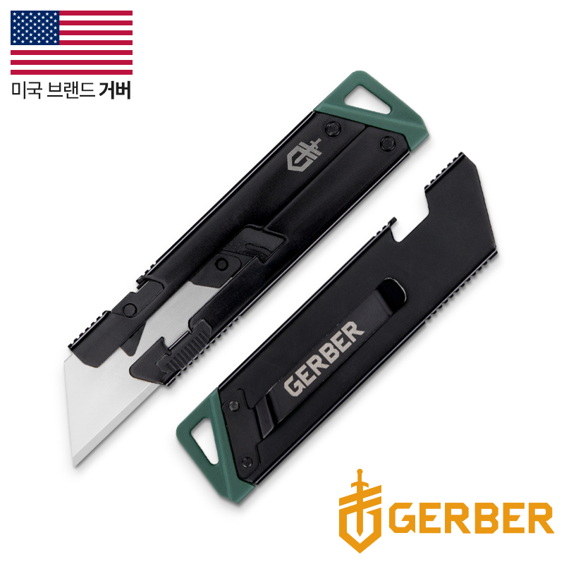 거버 EAB 슬림(F) 블랙 EDC 포켓 슬라이딩 나이프 - 상세 이미지 2