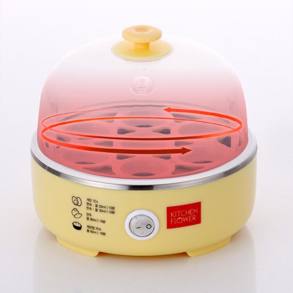 키친플라워 알람에그쿠커 계란찜기 반숙 타이머