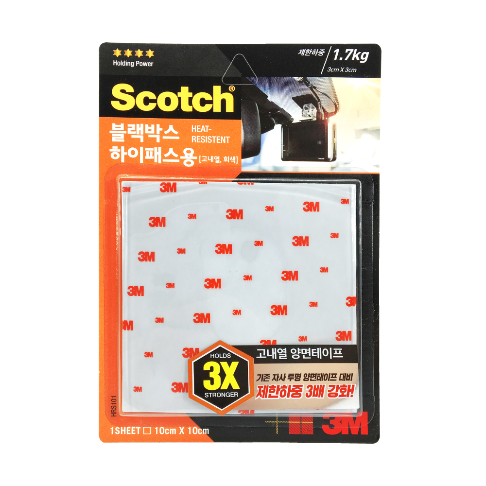 3M 스카치 HRS101 차량용 강력 고내열 폼 양면 테이프 - 상품 이미지