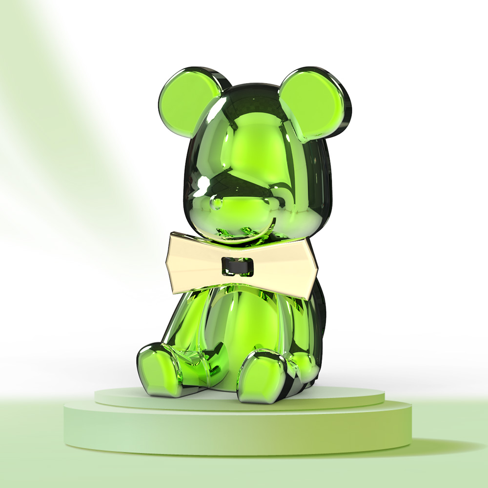 도그독 레인보우 크롬베어 차량용 방향제 명품 고급 자동차 베어브릭 디퓨저 블랙체리