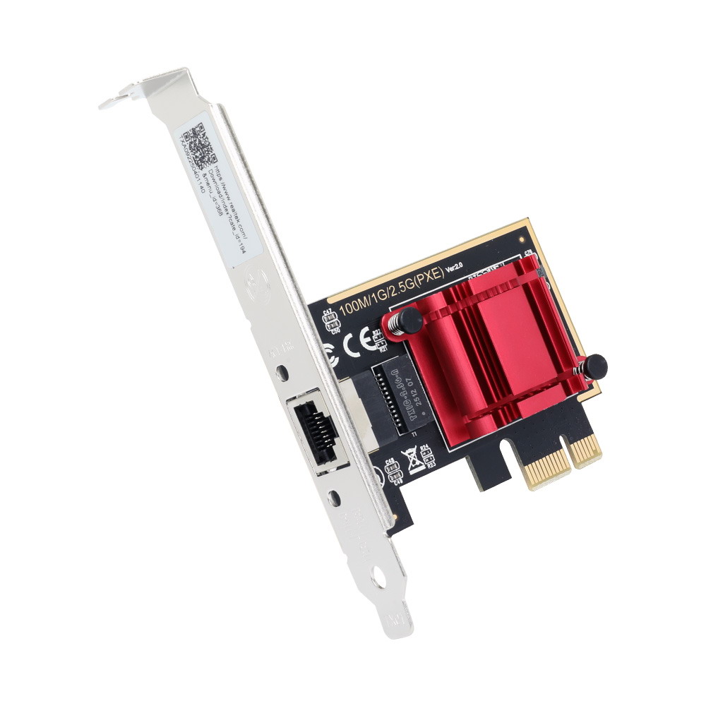 넥시 PCI E 서버랜카드 2.5G 확장 카드 리얼텍 컨트롤러 LP 브라켓 RJ45 - 상세 이미지 2