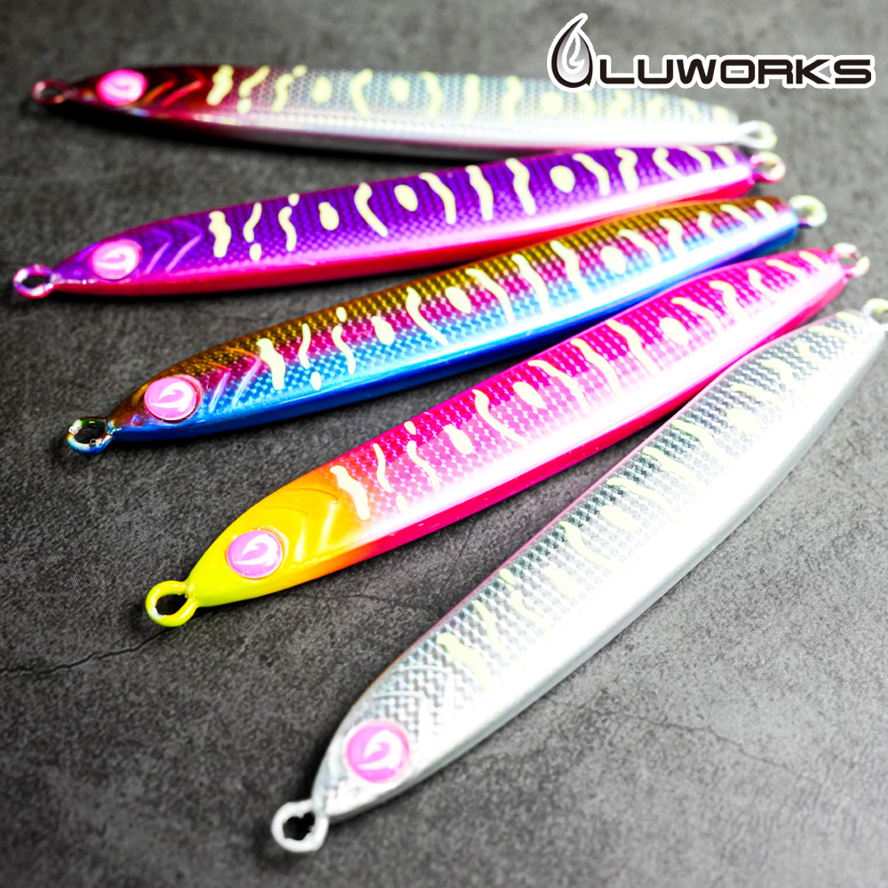 루웍스 LWJ-116 타치마스터 갈치 지깅메탈 UV 축광 갈치메탈 80g - 상품 이미지