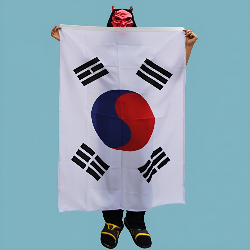 태극기 대한민국국기 대형 망토 응원용 국산 태극기 6호 - 상세 이미지 2