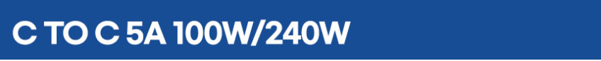 USB PD C타입 to C GEN2 240W 5A 고속충전 케이블 1m 판매처 상세 정보 이미지 2