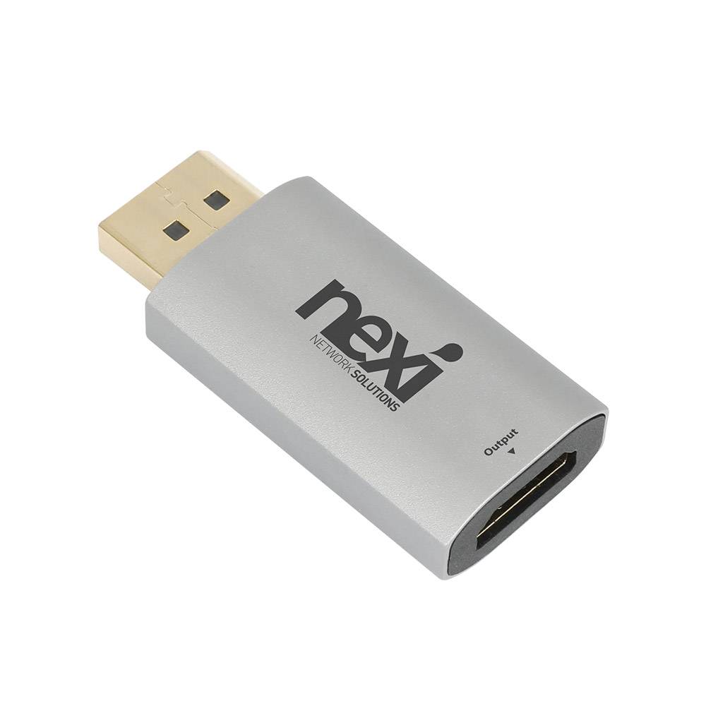 넥시 DP to HDMI 4K 컨버터 1.2V 디스플레이 듀얼 모니터 빔프로젝터 젠더