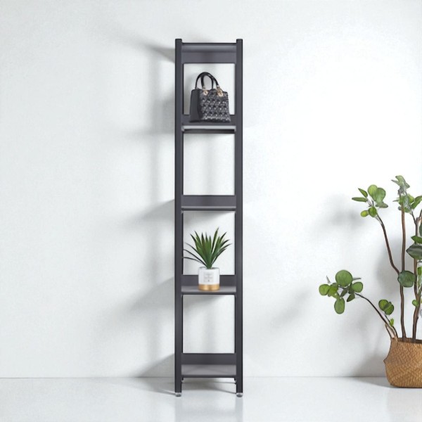 40T 스틸프레임 모듈형 드레스룸 시스템 선반 옷장 400/5단, 화이트