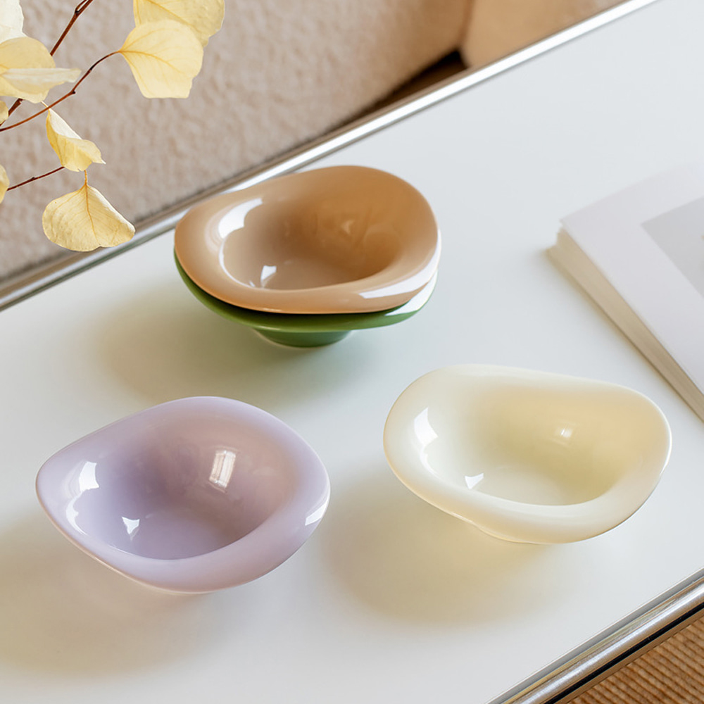 개과천선 스토니 세라믹 애견 강아지 식기 밥그릇 고양이 물그릇 받침대 포함 1구 - 상세 이미지 5