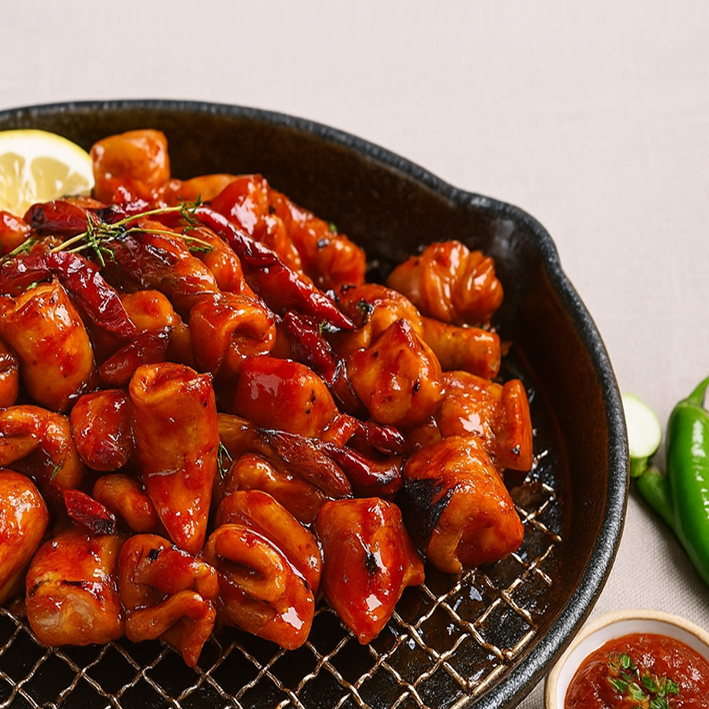 고기소녀 돼지 곱창 불맛 직화 200g 밀키트 양념 이미지 6