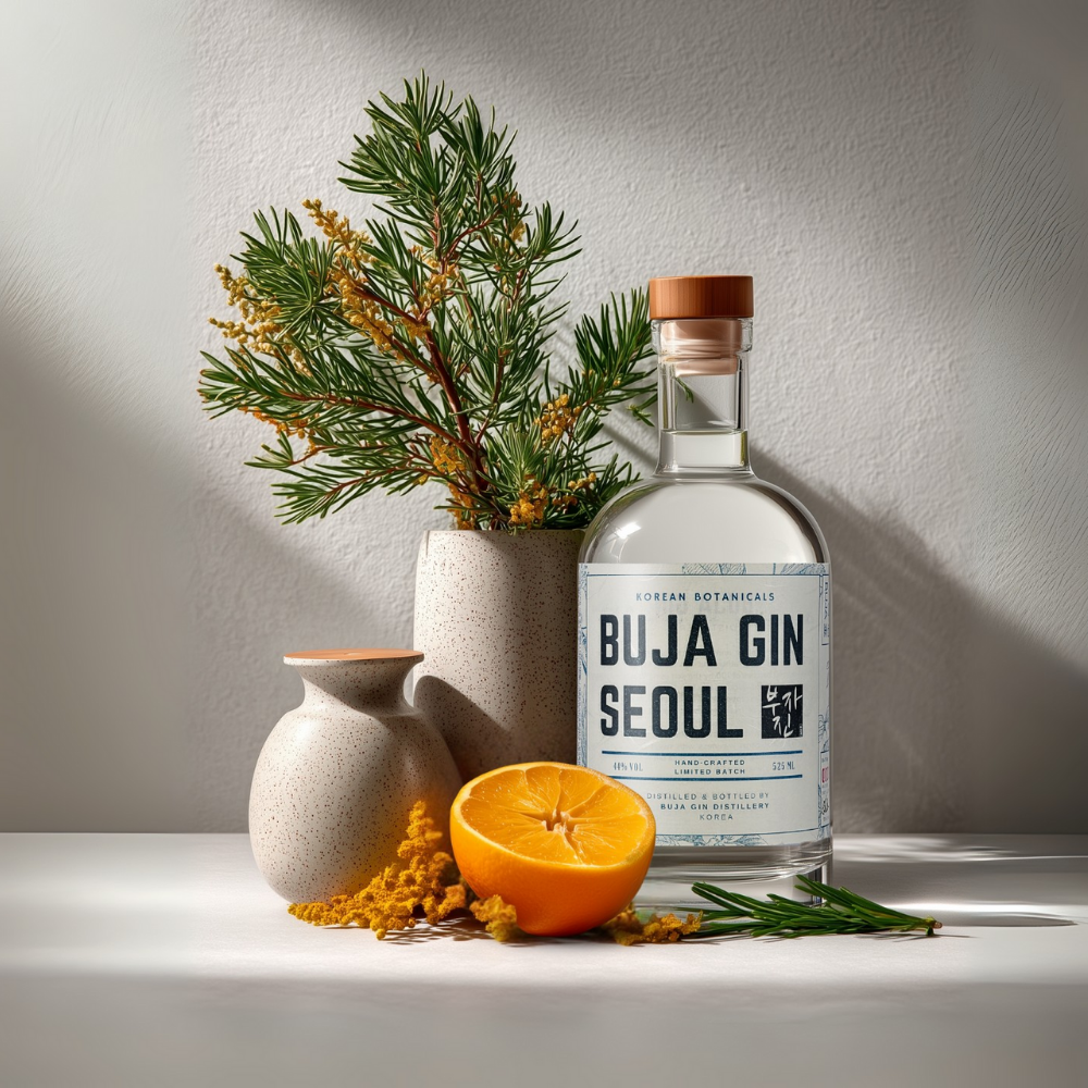 부자진 시그니처 44도 프리미엄 크래프트 진 한국 증류주 (BUJA GIN) 525ml, 1개 이미지 6