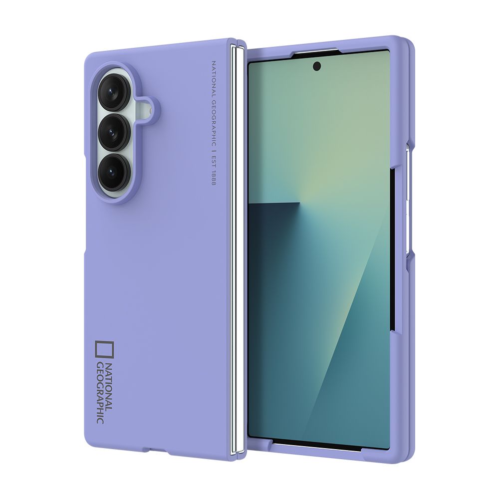 내셔널지오그래픽 실리콘 케이스 퍼플, 갤럭시Z 폴드7