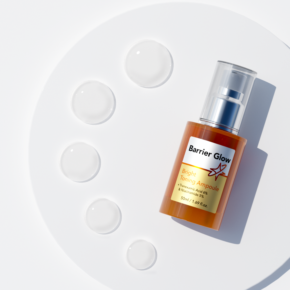 배리어글로우 나이아신아마이드 미백 기미잡티 개선 광토닝 앰플 50ml + 10ml - 상세 이미지 4