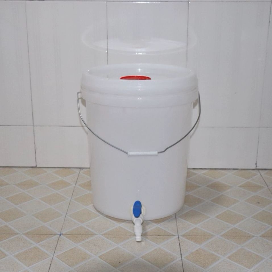 수도꼭지 양동이 플라스틱 밸브 농업용 말통 대형 10L 압력 버킷 수도꼭지+수도꼭지 - 상품 이미지