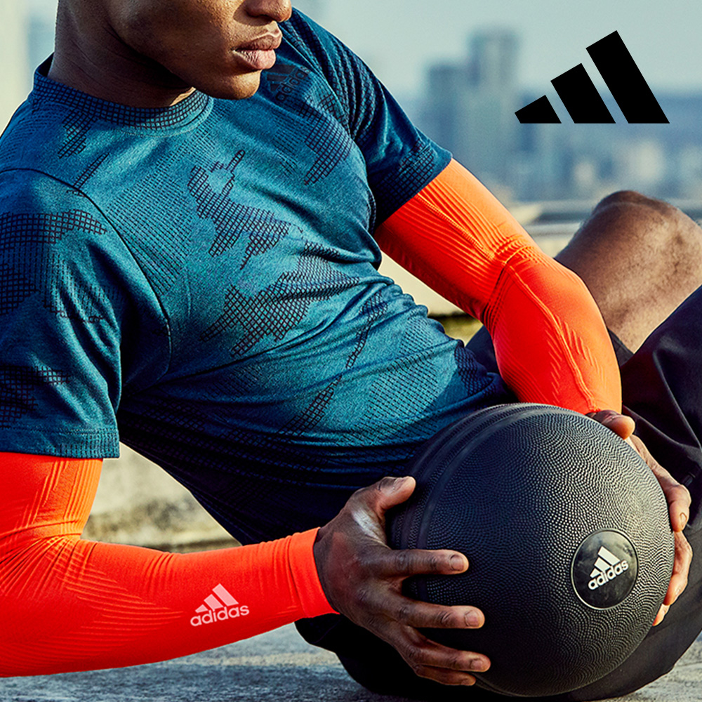 아디다스 컴프레션 암 슬리브 1세트 팔토시 쿨토시 골프 등산 자전거 운전 여름 이미지 3