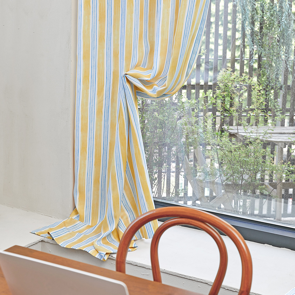 캔디롤 3중직 아일렛 화이트 암막커튼 2장 135x170