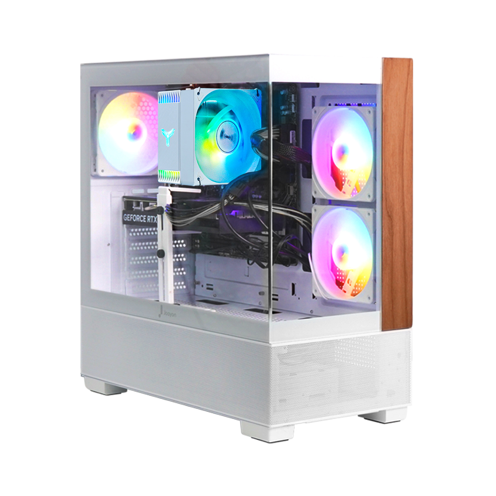 주연테크 카운터 D6265KF57 화이트 인텔 코어 울트라7-265KF RTX 5070 게이밍 RAM 32GB SSD 1TB 데스크탑 컴퓨터 브랜드PC - 상세 이미지 2