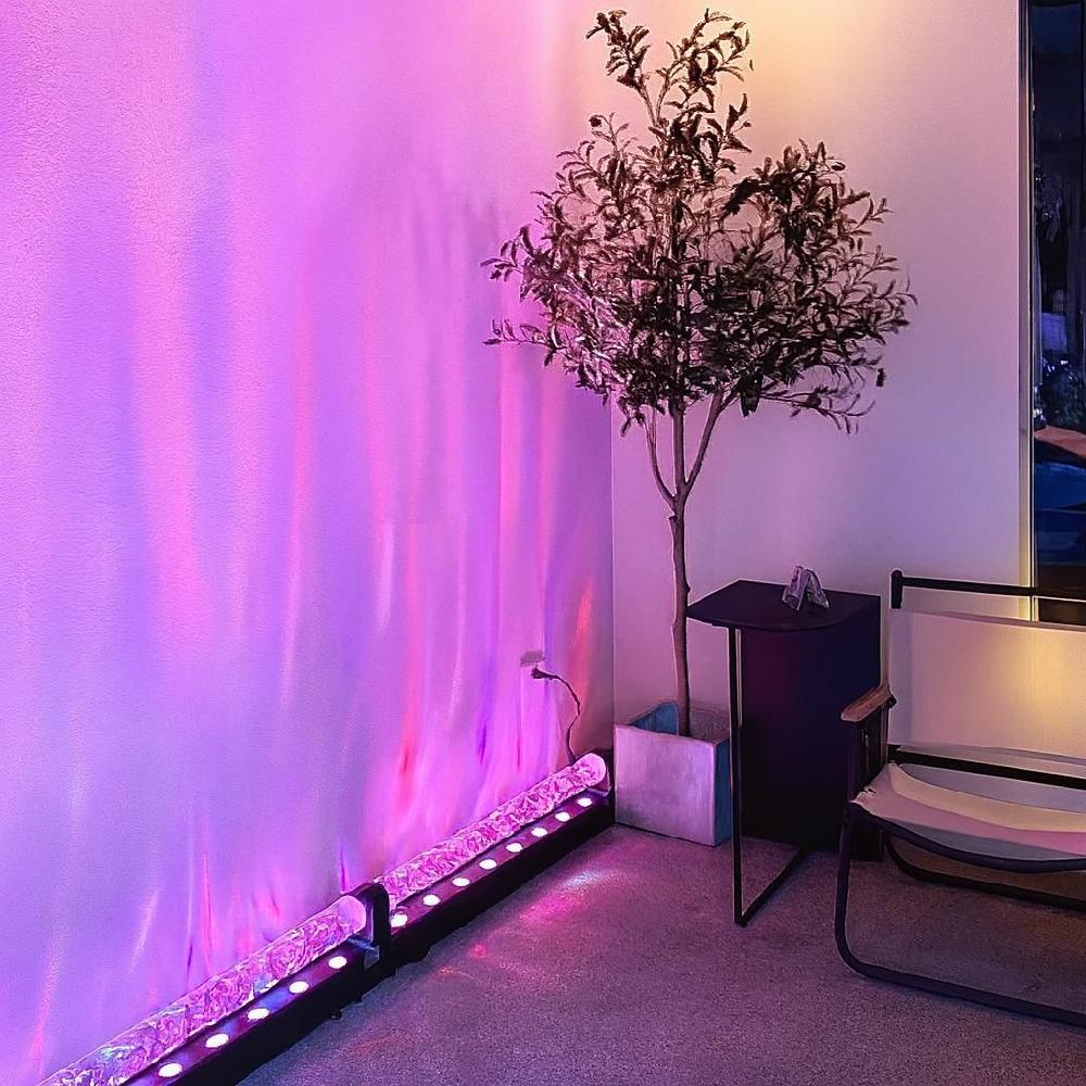 물결조명 카페 움직이는 파도 벽면 램프 인테리어 LED 백색광 단색 83CM - 메인 이미지