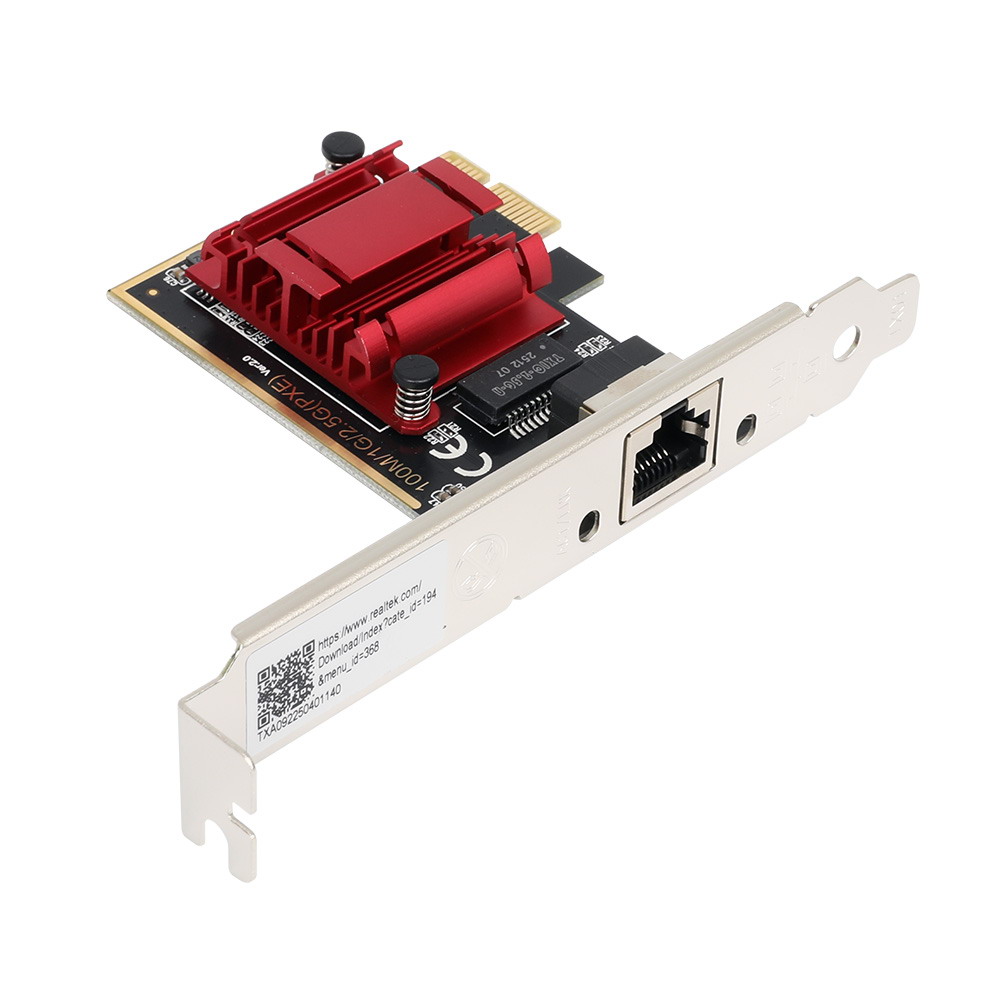 넥시 PCI E 서버랜카드 2.5G 확장 카드 리얼텍 컨트롤러 LP 브라켓 RJ45 - 상세 이미지 5