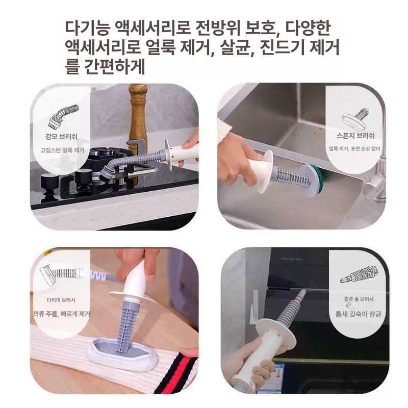 고온 고압 스팀 청소기 세척기 가스레인지 후드 분사기 언수도녹이기 고온고압 스팀 청소기 / 주방 오염 제거 / 살균 다기능 스팀기 - 상세 이미지 3