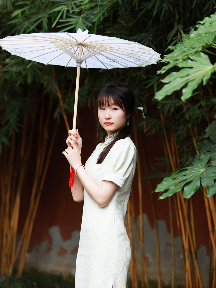 지우산 전통 민속품 수제 빈티지 인테리어 종이 우산 복고풍 촬영장식 1 - 상세 이미지 5