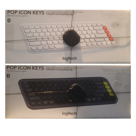 [로지텍] POP ICON KEYS 오프화이트 팬터그래프 무선키보드 GD [로지텍 코리아 정품]