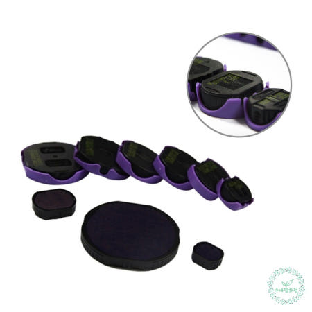 상세참조 SN R-542D 스탬프패드 도장잉크패드 리필 10P 사무실비품