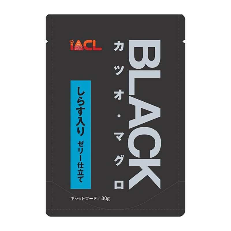 일본 가다랑어 & 참치 멸치 포함 이토&컴퍼니 BLACK 젤리 타입 80g 고양이사료 - 메인 이미지