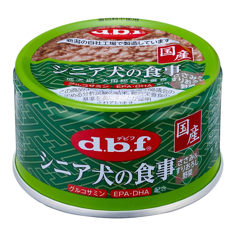 일본 닭가슴살 & 채소 시니어 견용 데비후펫 dbf 85g - 상품 이미지