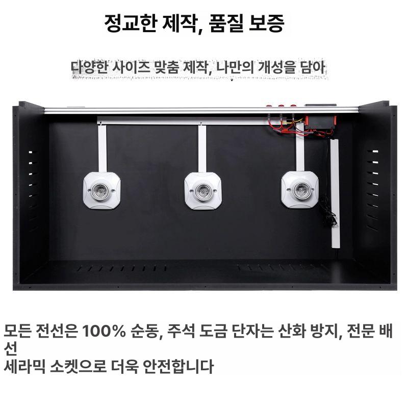 포맥스사육장 육지거북이 파노라마 애완동물 사육장 파충류 레오파드 게코 80X40X40 화이트 + 3등받이 - 상세 이미지 5