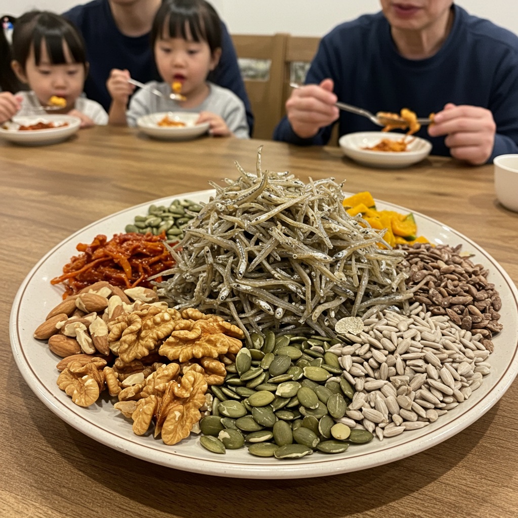 명식품본사 명품 혼합 멸치볶음 중포장 가정용 업소용 급식용 식당도매가 500g, 1개 - 상세 이미지 4